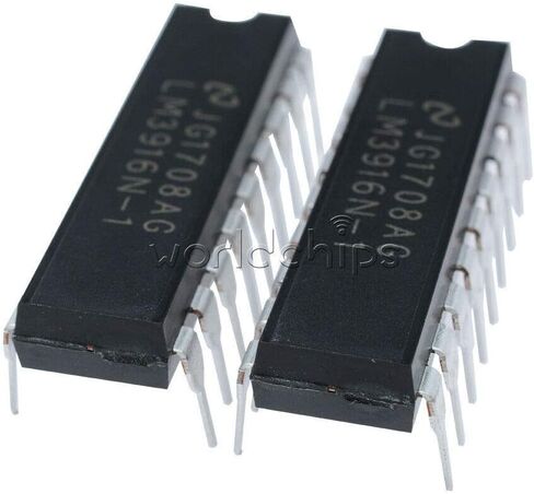 5 قطعة LM3916N-1 LM3916N-1/NOPB LED عرض سائق IC NSC DIP-18 in Kuwait