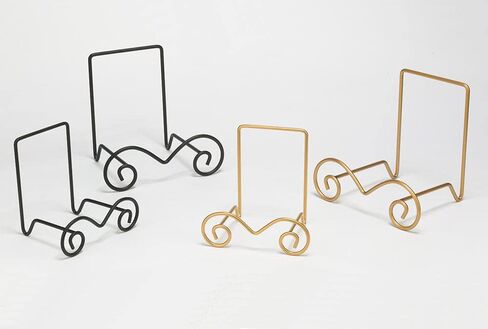 TRIPAR 7 Inch Gold Stratford Metal Bowl Easel Bowl and Plate Stand in Kuwait