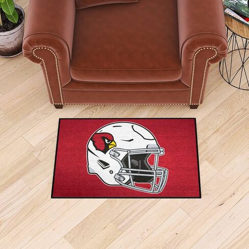 FANMATS 5661 Arizona Cardinals Starter Mat Accent Rug - 19in. x 30in. | Sports Fan Home Decor Rug and Tailgating Mat - Helmet Logo in Saudi Arabia