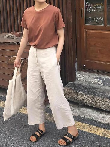 SHIBEVER Women Dressy Flat Sandals: Comfortable Arch Support Sandal | Non Slip Orthopedic Slip On Flats - Adjustable Fit Wide Feet - Summer All Day Standing Walking Sandal in Saudi Arabia