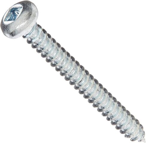 Small Parts 0824ABQP Steel Sheet Metal Screw, Zinc Plated, Pan Head, Square Drive, Type AB, #8-18 Thread Size, 1-1/2" Length (Pack of 100) in Saudi Arabia
