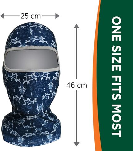 WOLF Sun Protection Breathable Balaclava Full-Face Mask Hood Neck Gaiter BBM in Saudi Arabia