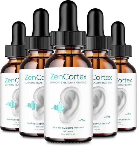 ZenCortex لطنين الأذن، ZenCortex تخفيف طنين الأذن لقطرات طنين الأذن، ZenCortex 24 لطنين الأذن، ZenCortex Ear Drops القوة القصوى، Zen Cortex علاج طنين قطرات المراجعات (5 عبوات) in Saudi Arabia