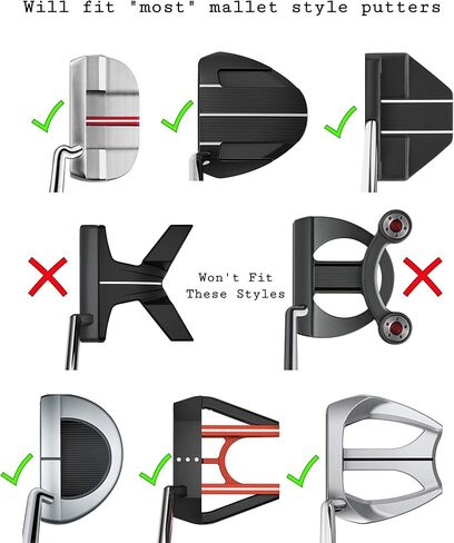 Limited Edition Tequila Golf Putter Headcover Quality PU Leather Magnetic Closure for Mallet Style Putters in Saudi Arabia