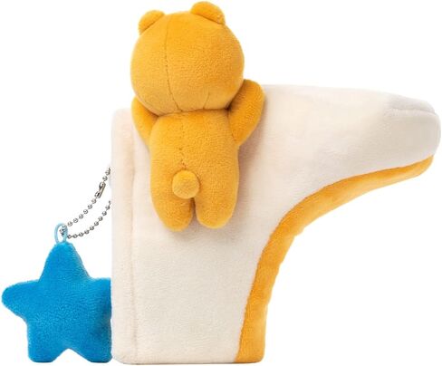 غطاء مضرب الجولف الناعم من KAKAO FRIENDS GOLF، غطاء نادي الجولف الشخصي، غطاء من الألياف الدقيقة الناعمة، مع قلادة in Kuwait