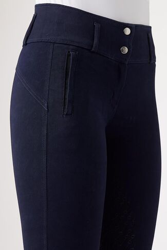 HORZE Daniela Silicone Grip Full Seat Breeches | High Waist Equestrian Riding Pants in Saudi Arabia