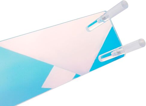 رف عرض من الأكريليك، حامل عرض العطور ذو طبقات واحدة ملونة بطول 12 بوصة، أرفف حلوى الكب كيك للحفلات والديكور والمنظم - قطعتان in Kuwait