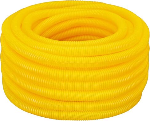 1/2" x 100 ft. ShurTek® Flexible Corrugated Black LDPE Split Tubing Wire Loom in Saudi Arabia
