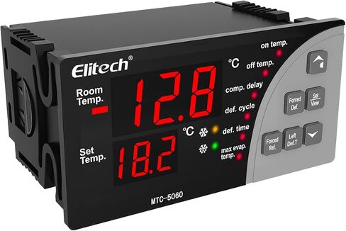 Elitech MTC-5060 الرقمية متحكم في درجة الحرارة العالمي ترموستات غرفة باردة ثلاجة التبريد تذويب 110 فولت in Kuwait