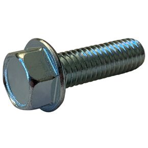 Small Parts 1440MW 1/4"-20 x 2-1/2" Unslotted Indented Hex Washer Head Machine Screw Fully Threaded Zinc (Pack of 25)
