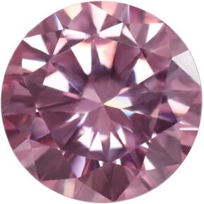 LETMEXC Sakura Pink Moissanite Loose Stone Lab Diamond VVS1 Excellent Round Cut for Custome Rings Come With GRA Report
