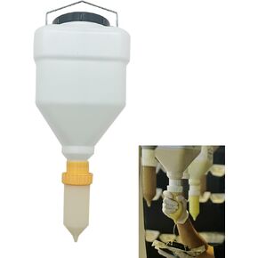 Sauce Dispenser, Refillable Sauce Squeeze Bottle and Leak Proof Design for Mustard, Salad, Ketchup and More (square, 5.5 Liters)