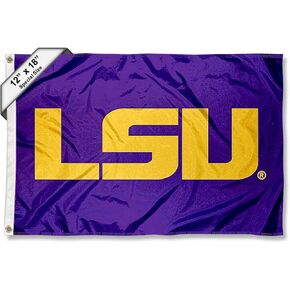 LSU Golf Cart and Boat Flag