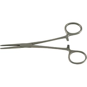 Rankin Kelly Forceps 6.25" Straight Serrated Jaws Hemostat Grasping Clamps - SurgicalExcel