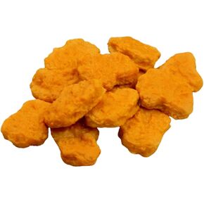 10pcs Artificial Chicken Nuggets Simulation Fake Fried Chicken Model Lifelike Food Meat Props for Party Home Kitchen Decoration Food Model Shop Display Props