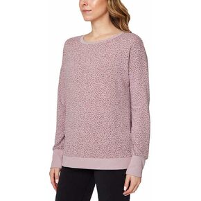 Mondetta Women's Lightweight Printed Sweatshirt Pullover Top