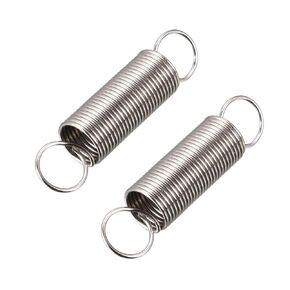 uxcell Extension Spring - 0.5mm Wire Dia , 6mm OD , 14mm Spring Length Steel Small Dual Hook Tension Spring 20pcs