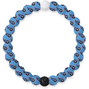 Lokai Silicone Beaded Bracelet for Men & Women, NFL Football Collection - Tennessee Titans, Small - Silicone Jewelry Fashion Bracelet Slides-On for Comfortable Fit
