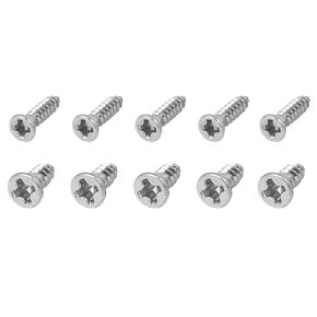 uxcell 100 Pcs M2.2 x 9.5mm, 100 Pcs M2.2 x 6.5mm 304 Stainless Steel Cross Self Tapping Screws Bolts Fasteners