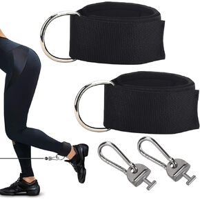 2-Pcs Ankle Strap for Tonal Cable Machine, T Lock Ankle Workout Straps for Tonal Gym Machine, Adjustable Thigh Ankle Resistance Belt for Tonal Machines Gym Workout