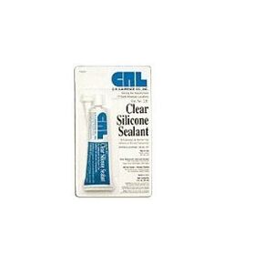 CR Laurence 22C Water Clear Silicone Squeeze Tube Sealant, 3 Fluid Ounce