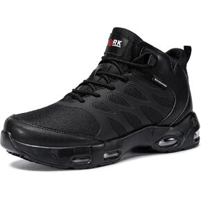 LARNMERN Men Non Slip Boots Restaurant Service Breathable Mesh Waterproof Outdoor Shoes Slip Resistant Work Ankle Boot Chef Zapatos Trabajo Casual Hiking Sneakers