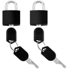 أقفال حقيبة مع مفاتيح، أقفال أمتعة ملونة مقاس 2.3 سم، قفل معدني صغير بمفتاح، أقفال قفل صغيرة، قطعتان، قفل سفر لصناديق الظهر، حقيبة الكمبيوتر المحمول، صالة الألعاب الرياضية المدرسية (ب) in Kuwait