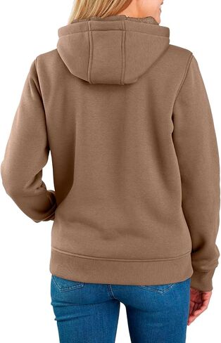 Carhartt Women's Relaxed Fit Midweight Sherpa-Lined Full-Zip Sweatshirt in Saudi Arabia