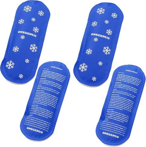 4 Packs Ice Packs for Insulin Travel Case, Reusable Hot & Cold Therapy Ice Packs Suitable for Diabetic Insulin Cooler Pen Carry Case in Saudi Arabia