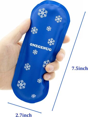 4 Packs Ice Packs for Insulin Travel Case, Reusable Hot & Cold Therapy Ice Packs Suitable for Diabetic Insulin Cooler Pen Carry Case in Saudi Arabia