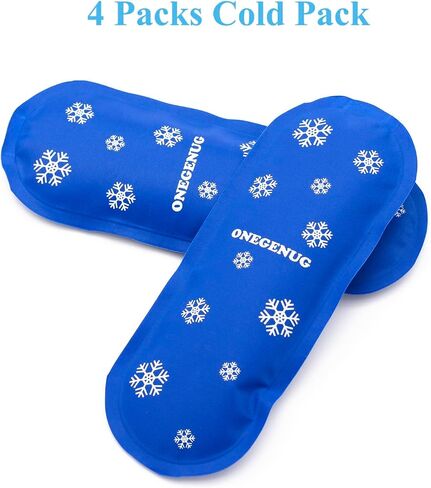 4 Packs Ice Packs for Insulin Travel Case, Reusable Hot & Cold Therapy Ice Packs Suitable for Diabetic Insulin Cooler Pen Carry Case in Saudi Arabia