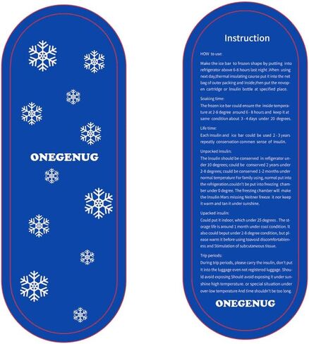 4 Packs Ice Packs for Insulin Travel Case, Reusable Hot & Cold Therapy Ice Packs Suitable for Diabetic Insulin Cooler Pen Carry Case in Saudi Arabia