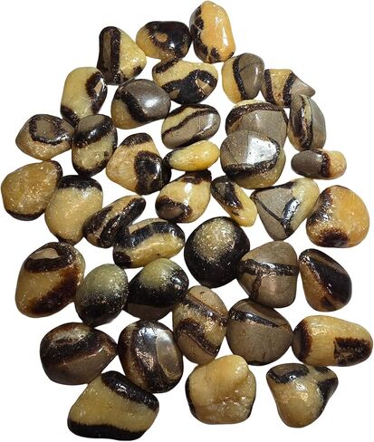 2 قطعة مجموعة Septarian Dragonstone متوسطة هبط ومصقول الطبيعية شفاء كريستال الأحجار الكريمة عينات من مدغشقر UV Reative in Kuwait