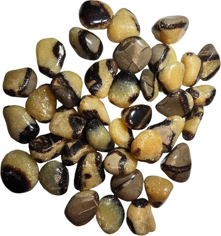 2 قطعة مجموعة Septarian Dragonstone متوسطة هبط ومصقول الطبيعية شفاء كريستال الأحجار الكريمة عينات من مدغشقر UV Reative in Kuwait