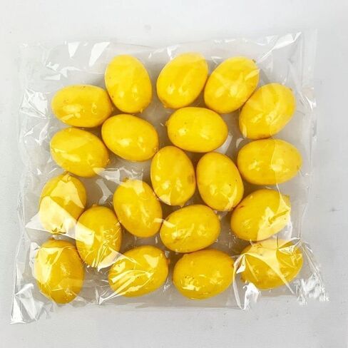 20Pcs Yellow Lemon Mini Fake Lemon Fruit,Plastic Foam Vegetables Fruit as Home Party Ornament Craft Photography Props Gift, Artificial Plants and Flowers (3-6CM) in Saudi Arabia