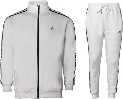 Afrimoji Unisex TrackSuit - Long Sleeve, stand-up collar, Full-zip, Casual Sports Jogging Activewear 2Piece Set in Saudi Arabia