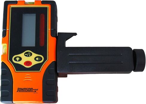 Johnson Level & Tool 40-6715 Two-Sided Laser Detector w/Clamp for Red Beam Rotating Lasers, Red Beam, 1 Laser Detector,Orange in Saudi Arabia