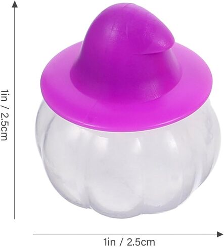 زجاجات الضغط الصغيرة للبهارات من لوكسشيني، 4 قطع على شكل يقطين الهالوين لتتبيل السلطة وزجاجات الكاتشب وزجاجة صلصة محمولة لغداء بينتو in Kuwait