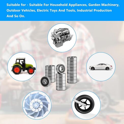 20 قطعة من محامل الكرات 608 2RS، محامل لوح التزلج 608-2RS، محامل 8x22x7 مم 608rs، محمل فولاذي، محامل فيدجيت سبينر ذات تصنيف عالي الدقة، محامل كروية ذات أخدود عميق، محامل تزلج سكوتر in Kuwait