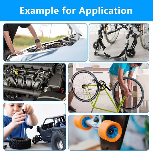 20 قطعة من محامل الكرات 608 2RS، محامل لوح التزلج 608-2RS، محامل 8x22x7 مم 608rs، محمل فولاذي، محامل فيدجيت سبينر ذات تصنيف عالي الدقة، محامل كروية ذات أخدود عميق، محامل تزلج سكوتر in Kuwait