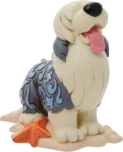 Enesco Disney Traditions by Jim Shore The Little Mermaid Max the Dog Miniature Figurine- Resin Hand Painted Collectible Decorative Mini Figurines Home Decor Room Shelf Collection Statue Gift, 3.5 Inch in Saudi Arabia