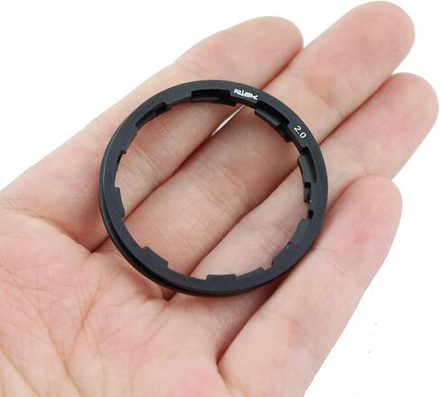 Maxmoral 3pcs Bicycle Flywheel Hub Spacer Kit, 1mm+1.5mm+2mm Bike Wheel Hub Spacer Bicycle Bottom Bracket Axle Washer Gasket in Saudi Arabia