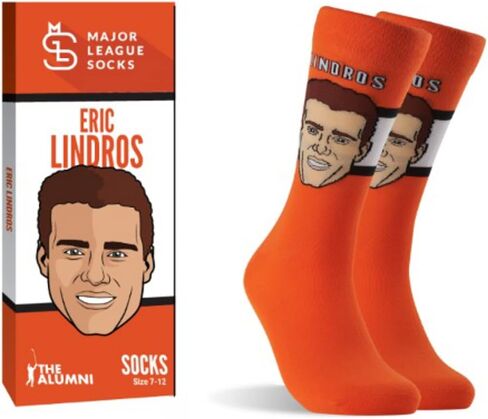 Major League Socks - Philadelphia Flyers - Various Players - Hockey Fan Gift, Unisex, One Size (7-13) Collectible Merchandise in Saudi Arabia