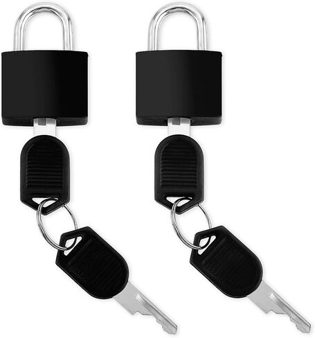 أقفال حقيبة مع مفاتيح، أقفال أمتعة ملونة مقاس 2.3 سم، قفل معدني صغير بمفتاح، أقفال قفل صغيرة، قطعتان، قفل سفر لصناديق الظهر، حقيبة الكمبيوتر المحمول، صالة الألعاب الرياضية المدرسية (ب) in Kuwait