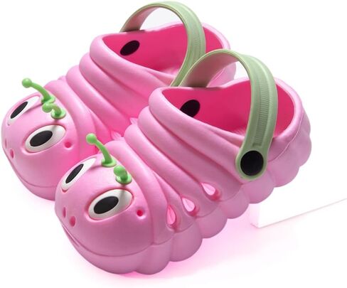 JUXI Toddler Clogs Girls Boys Clogs Garden Shoes Cartoon Slides Toddler Sandals Beach Kids Slippers in Kuwait