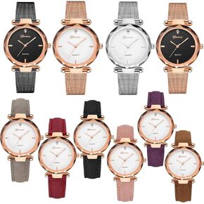 10 Pack Wholesale Women's Watches Classic Business Rose Stainless Steel Rhinestone Inlaid WristWatches Geneva relogio