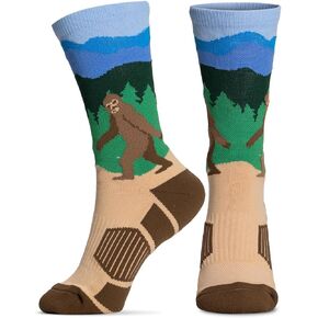ChalkTalkSPORTS Bigfoot Woven Mid-Calf Socks | Bigfoot Design