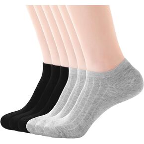 ROSEHONEY Womens Socks Low Cut Ankle Athletic Thin Cotton Casual Short Socks 6 Pairs