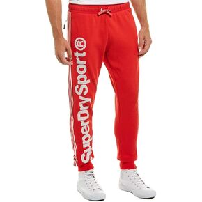 Superdry Men's Combat Sport Track Pants, Red, Small in Kuwait