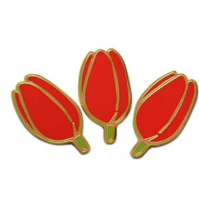 Novel Merk Flower Blossom Floret - Sunflower, Daffodil, & Other Lapel Pin, Hat Pin & Tie Tack Set - with Clutch Back
